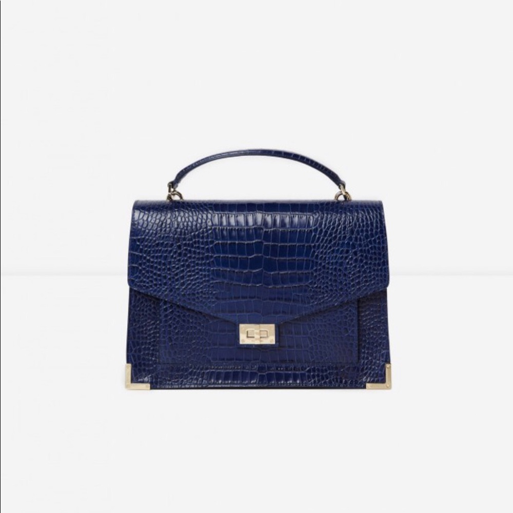 The Kooples Maxi Blue Crocodile